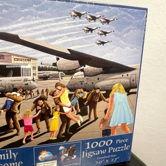 Sunsout Inc. "Family Welcome" 1000 Piece Jigsaw Puzzle  NEW - Picture 4 of 8